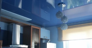Натяжной потолок на кухню Чебаркуль, цена от 6248 руб.