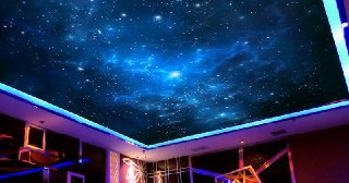 Натяжной потолок звездное небо Чебаркуль, цена от 5203 руб.