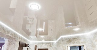 Натяжной ПВХ потолок Чебаркуль, цена от 2090 руб.